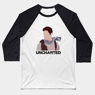 Nathan Drake Uncharted Silhouette Baseball T-Shirt